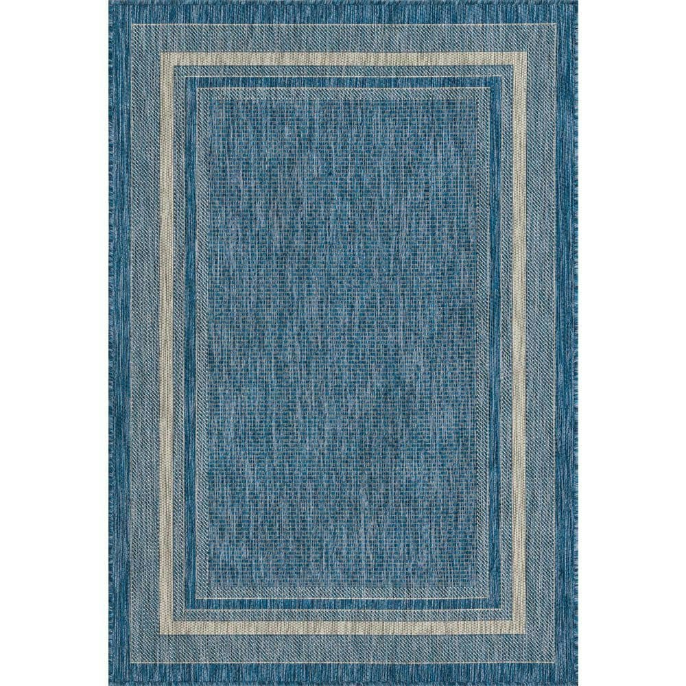 4'x6' Outdoor Border Area Rug: $46.16