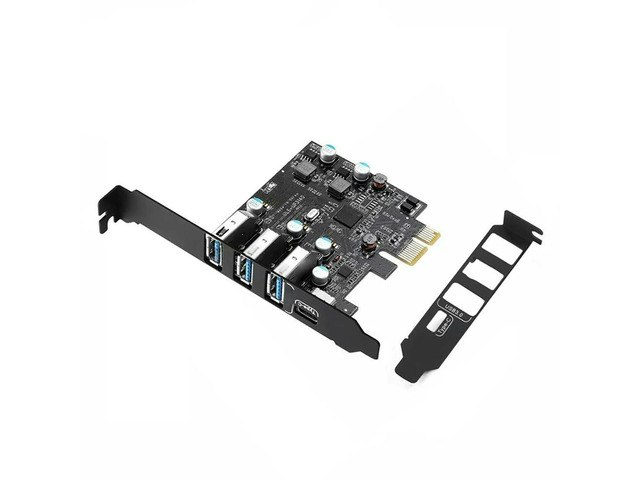 PCI Express to 3-Port USB 3.0 and 1-Port USB 3.1 Type-C Expansion Card: $46.33 PCI Express to 3-Port USB 3.0 and 1-Port USB 3.1 Type-C Expansion Card: $46.33