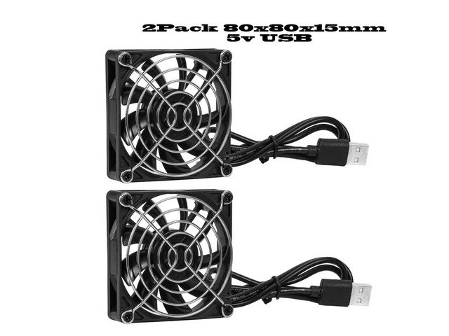 USB8015 Dual-Ball USB Cooling Fan 2-Pack: $25.98 USB8015 Dual-Ball USB Cooling Fan 2-Pack: $25.98
