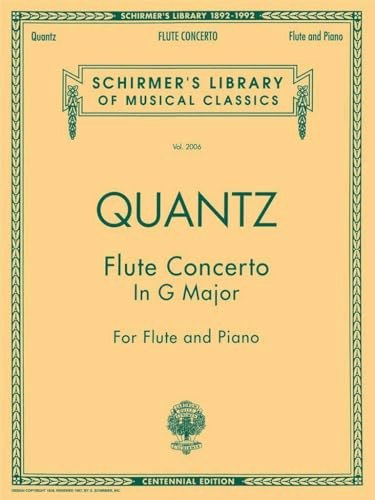Johann Joachim Quantz Flute Concerto in G Major Sheet Music: $10.99 Johann Joachim Quantz Flute Concerto in G Major Sheet Music: $10.99