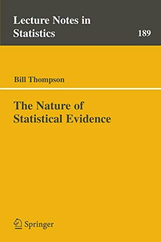 The Nature of Statistical Evidence: $36.47