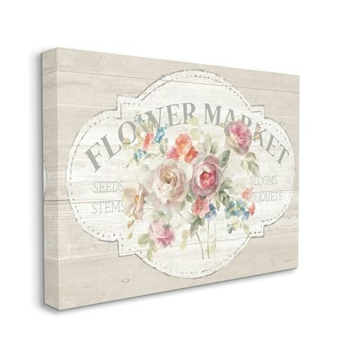 Stupell Industries 30" x 40" Vintage Flower Market Wall Art: $51