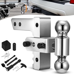 SpeedWow Adjustable Dual-Ball 2" Trailer Hitch for $117 + free shipping