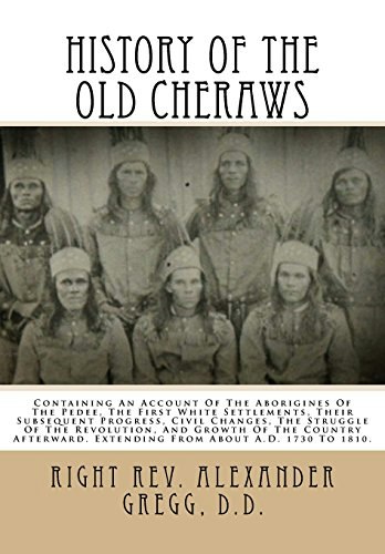 History of the Old Cheraws: $22.73 History of the Old Cheraws: $22.73