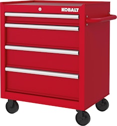 Kobalt 26.7" W x 33" H 4-Drawer Steel Rolling Tool Cabinet for $199 + pickup