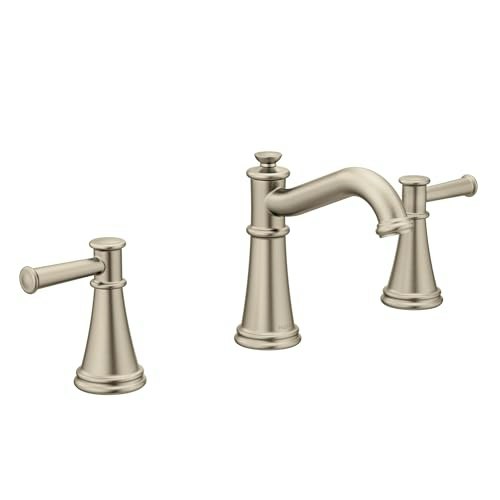 Moen Belfield Brushed Nickel Two-Handle Widespread Bathroom Faucet: $454.02 Moen Belfield Brushed Nickel Two-Handle Widespread Bathroom Faucet: $454.02