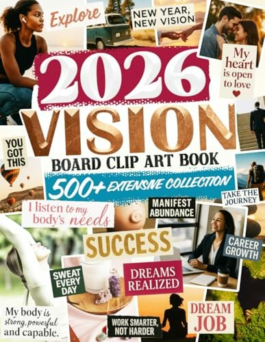 Vision Board Supplies & Clip Art 500-Piece Collection: $18.79 Vision Board Supplies & Clip Art 500-Piece Collection: $18.79