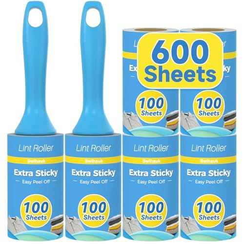 Swihauk 600-Sheet Lint Roller: $12.99 Swihauk 600-Sheet Lint Roller: $12.99