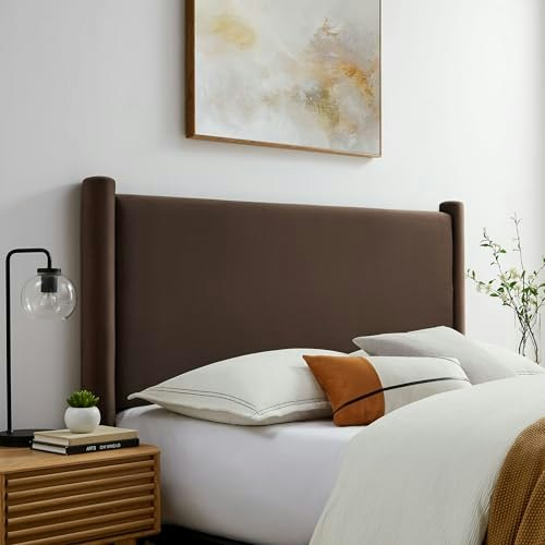 Modway Rael Queen Upholstered Velvet Headboard: $207.16 Modway Rael Queen Upholstered Velvet Headboard: $207.16