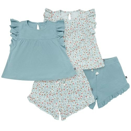 Modern Moments by Gerber Toddler Girls' Flutter Sleeve Top and Shorts Set: $21.74 Modern Moments by Gerber Toddler Girls' Flutter Sleeve Top and Shorts Set: $21.74