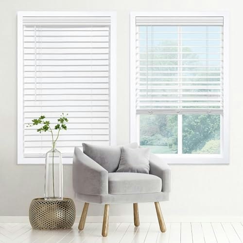 Dez Furnishings 2-Inch Cordless Faux Wood Blind 47" x 60": $62.70 Dez Furnishings 2-Inch Cordless Faux Wood Blind 47" x 60": $62.70