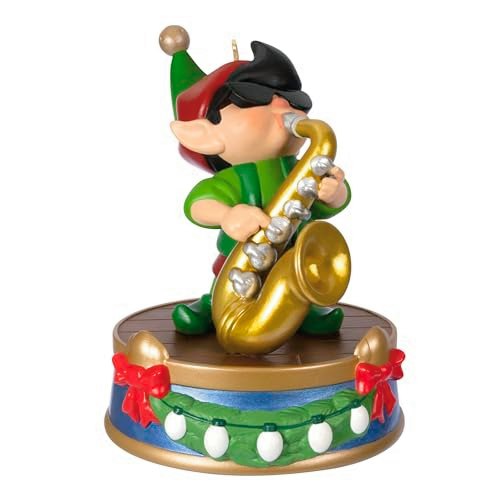 Hallmark Keepsake North Pole Tree Trimmers Stuey on Sax Musical Christmas Ornament (2024): $20.15 Hallmark Keepsake North Pole Tree Trimmers Stuey on Sax Musical Christmas Ornament (2024): $20.15