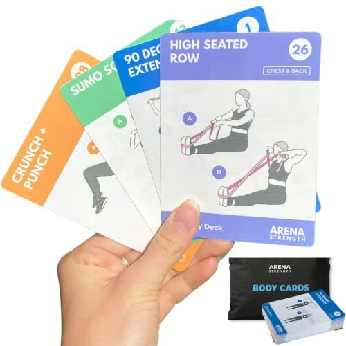 Arena Strength Workout Exercise Cards 52-Card Deck: $22 Arena Strength Workout Exercise Cards 52-Card Deck: $22