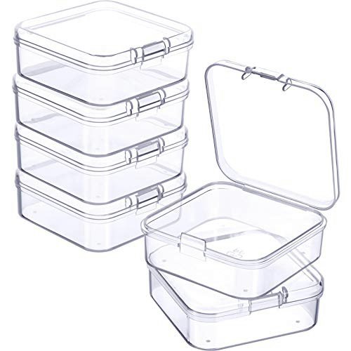 Jetec 2.13" x 2.13" x 0.79" Clear Plastic Storage Box: $5.99 Jetec 2.13" x 2.13" x 0.79" Clear Plastic Storage Box: $5.99