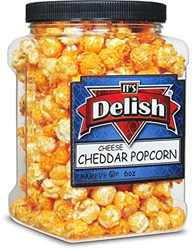 It's Delish 6-oz Cheddar Cheese Popcorn Jar: $24.63