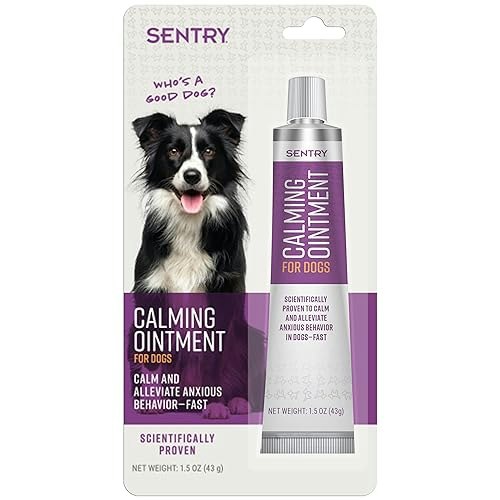 Sentry Fast-Acting Calming Pheromone Ointment for Dogs 1.5-oz.: $10.99 Sentry Fast-Acting Calming Pheromone Ointment for Dogs 1.5-oz.: $10.99