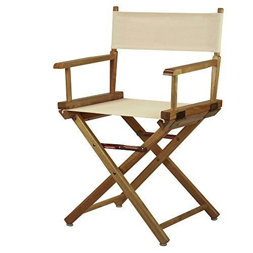 18-Inch Director's Chair with Natural Frame and Wheat Canvas: $72.89 18-Inch Director's Chair with Natural Frame and Wheat Canvas: $72.89