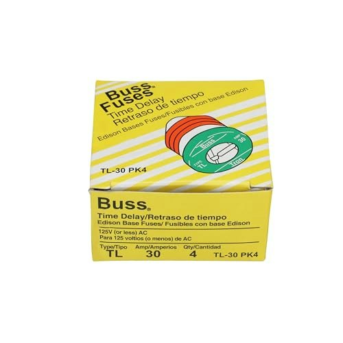 Bussmann 30A Time Delay Edison Plug Fuse 4-Pack: $9.72 Bussmann 30A Time Delay Edison Plug Fuse 4-Pack: $9.72