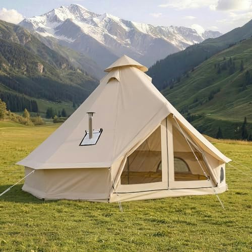 Vevor 16.4-Foot 4-Season Bell Tent: $252