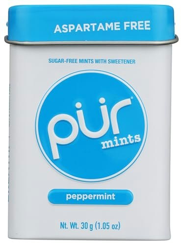 Pur Peppermint Mints 1.05-oz.: $5.99 Pur Peppermint Mints 1.05-oz.: $5.99