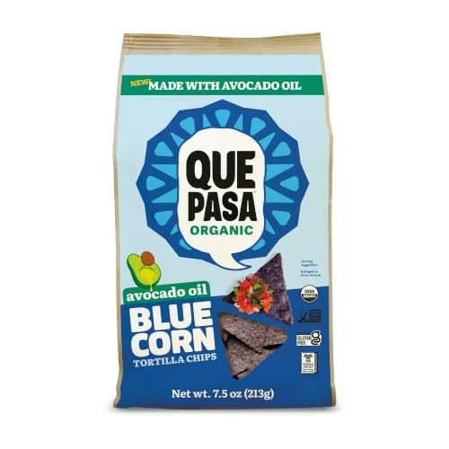 Que Pasa Organic Avocado Oil Blue Corn Tortilla Chips 7.5-oz.: $5.83 Que Pasa Organic Avocado Oil Blue Corn Tortilla Chips 7.5-oz.: $5.83