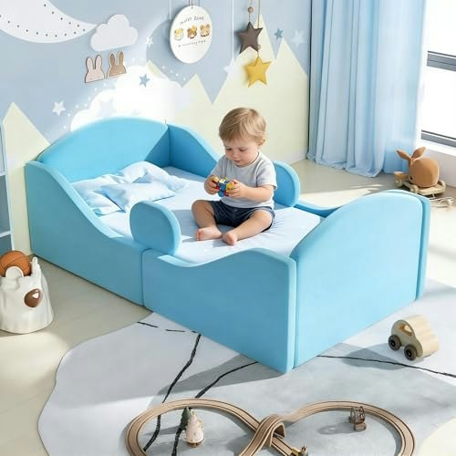 Whiffee Toddler Floor Bed with Safety Rails: $127.48 Whiffee Toddler Floor Bed with Safety Rails: $127.48