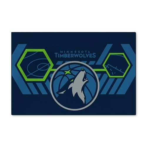 Minnesota Timberwolves 20" x 32" Washable Rug: $25.18