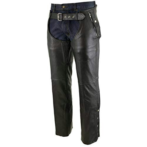 Milwaukee Leather Men's Premium Leather Motorcycle Chaps: $124.99 Milwaukee Leather Men's Premium Leather Motorcycle Chaps: $124.99