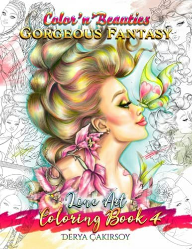 Color'n'Beauties Fantasy Line Art Coloring Book 4: $13.55 Color'n'Beauties Fantasy Line Art Coloring Book 4: $13.55