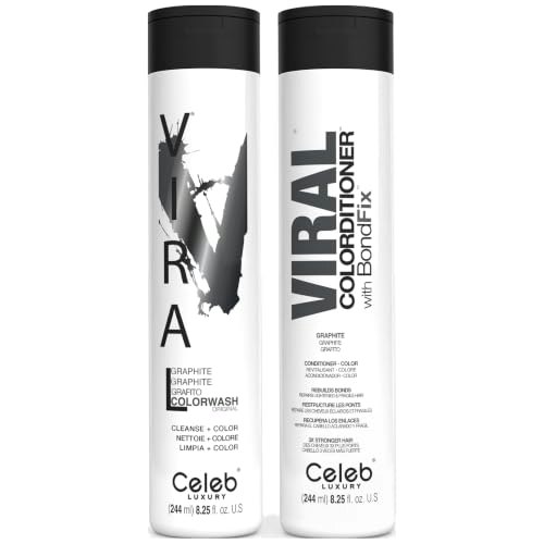 Celeb Luxury Viral Pastel Graphite Colorwash Shampoo and Conditioner Duo: $59.39 Celeb Luxury Viral Pastel Graphite Colorwash Shampoo and Conditioner Duo: $59.39