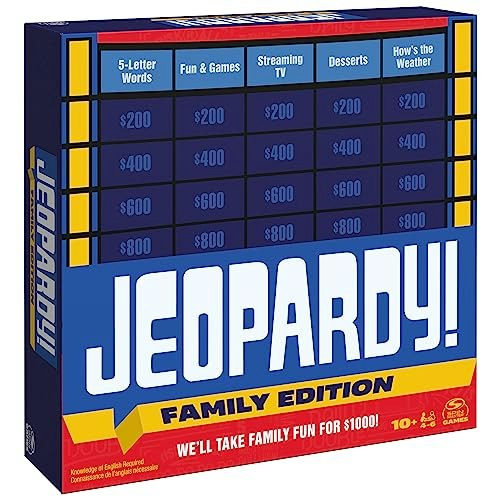 Jeopardy Family Edition Board Game: $14.88