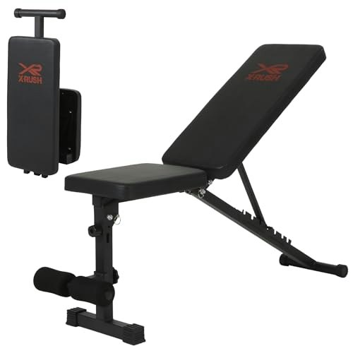 X-Rush Foldable Adjustable Weight Bench: $68.67