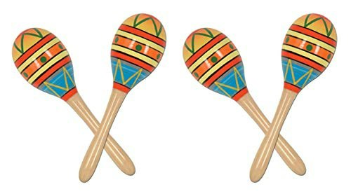Beistle 8-inch Decorated Mexican Maracas 4-Pack: $8.47 Beistle 8-inch Decorated Mexican Maracas 4-Pack: $8.47