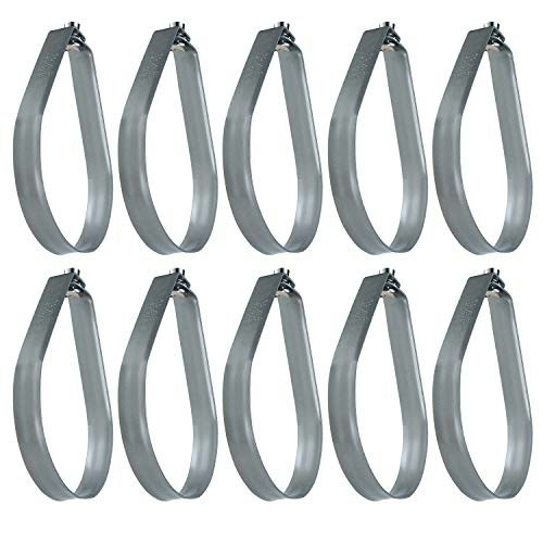 Highcraft 2-inch Swivel Loop Pipe Hanger 10-Pack: $14.04