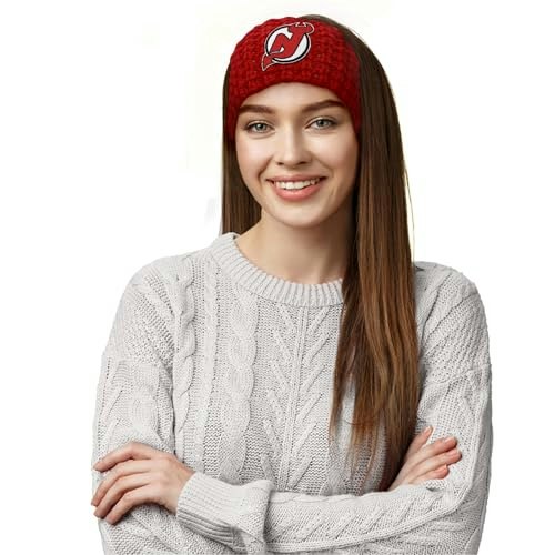 Littlearth NHL New Jersey Devils Chunky Knit Headband: $24.27 Littlearth NHL New Jersey Devils Chunky Knit Headband: $24.27