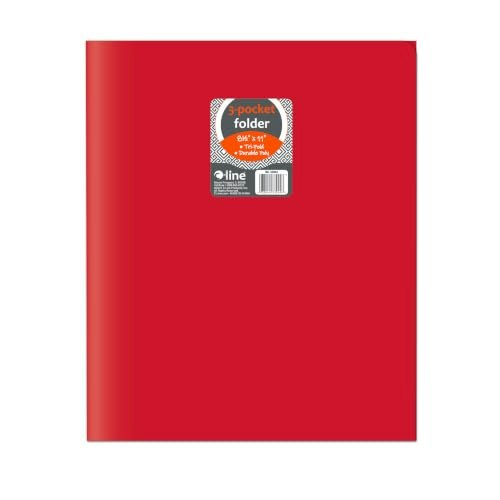 C-Line Heavyweight 3-Pocket Tri-Fold Portfolio 24-Pack: $32.22