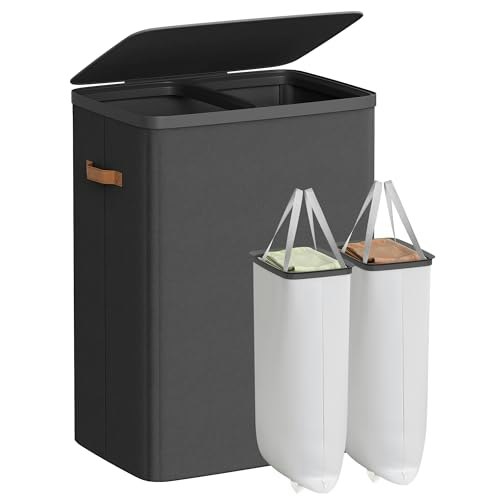 Songmics 170L 2-Bag Laundry Sorter with Lid: $40.37 Songmics 170L 2-Bag Laundry Sorter with Lid: $40.37