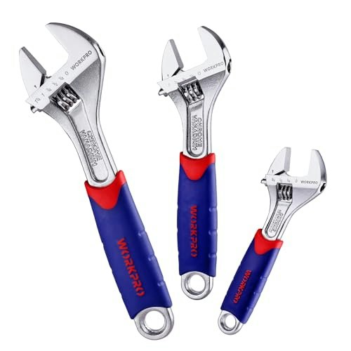 Workpro 3-Piece Adjustable Wrench Set: $17.79