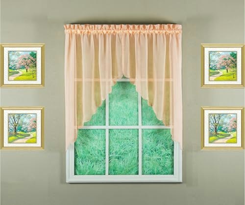 Today's Curtain Emelia 60" x 38" Original Voile Swag Pair: $10.24 Today's Curtain Emelia 60" x 38" Original Voile Swag Pair: $10.24