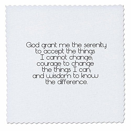 3dRose 6"x6" Serenity Prayer Quilt Square: $11.90 3dRose 6"x6" Serenity Prayer Quilt Square: $11.90