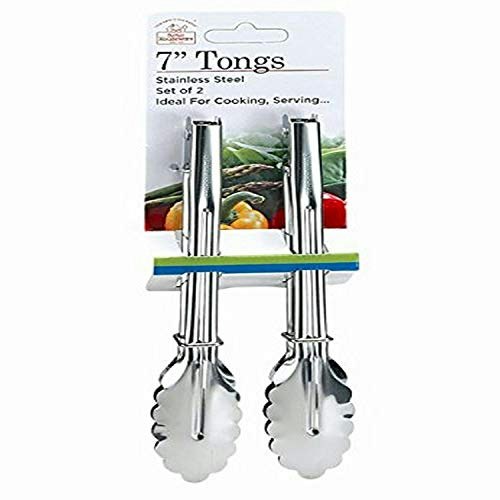 Better Houseware 7-Inch Stainless Steel Tongs 2-Pack: $5.54 Better Houseware 7-Inch Stainless Steel Tongs 2-Pack: $5.54