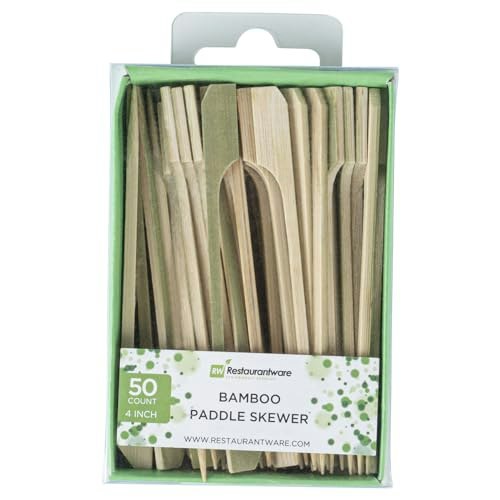 Restaurantware 4-inch Bamboo Paddle Skewers 500-Pack: $26.57