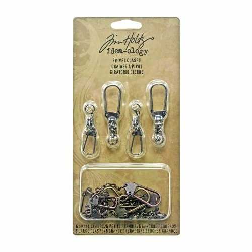 Tim Holtz Idea-ology Metal Swivel Clasps 12-Pack: $2.99 Tim Holtz Idea-ology Metal Swivel Clasps 12-Pack: $2.99