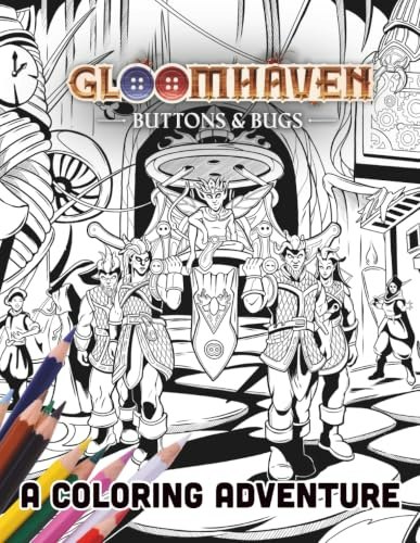 Gloomhaven Buttons & Bugs Coloring Book: $13.53 Gloomhaven Buttons & Bugs Coloring Book: $13.53