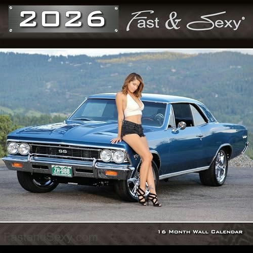 2026 Fast & Sexy Wall Calendar: $19.95 2026 Fast & Sexy Wall Calendar: $19.95