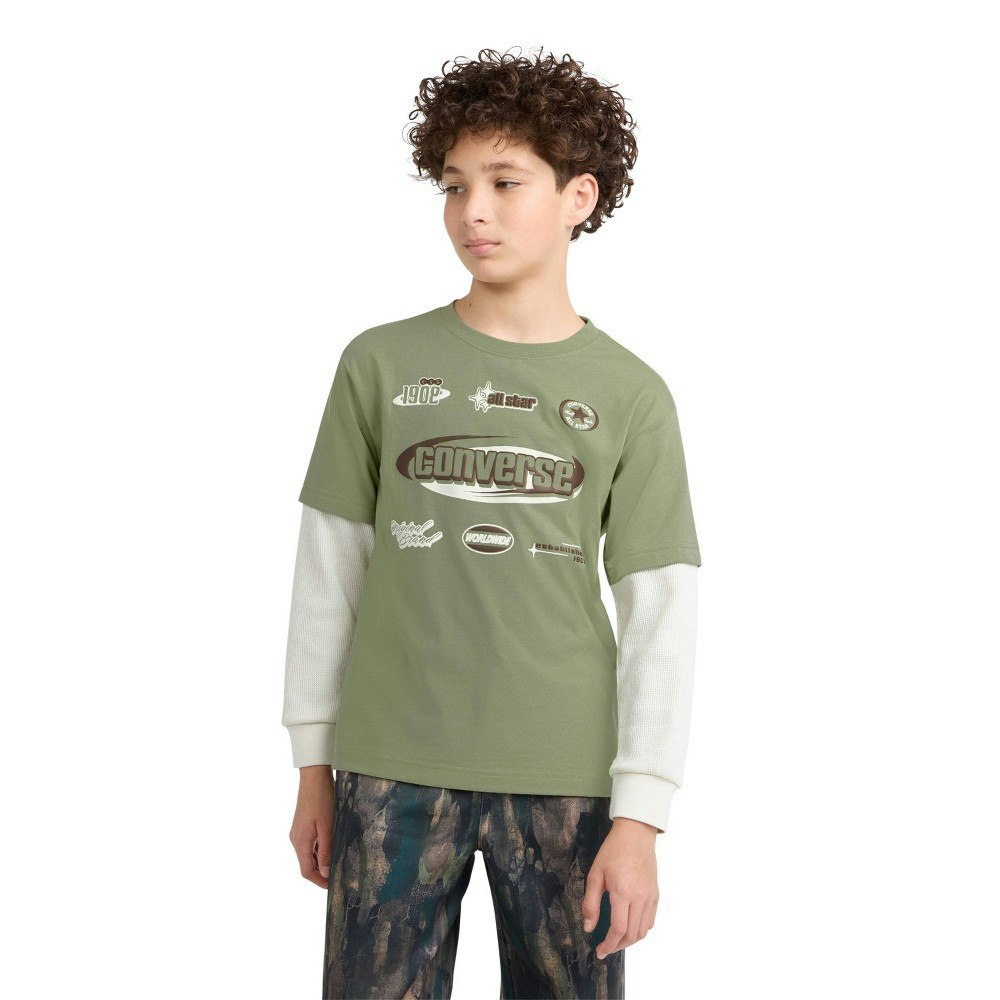 Converse Boys' Long Sleeve Graphic T-Shirt: $20