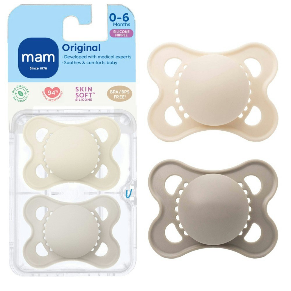 MAM Original Matte Pacifier 0-6 Months 2-Pack: $7.99 MAM Original Matte Pacifier 0-6 Months 2-Pack: $7.99
