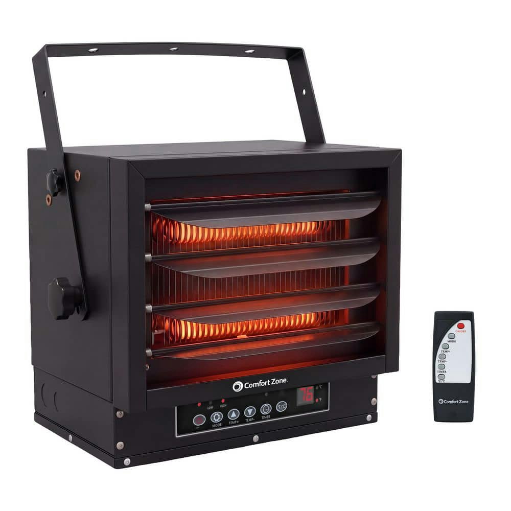7,500-Watt Electric Digital Fan-Forced Ceiling-Mount Heater: $155