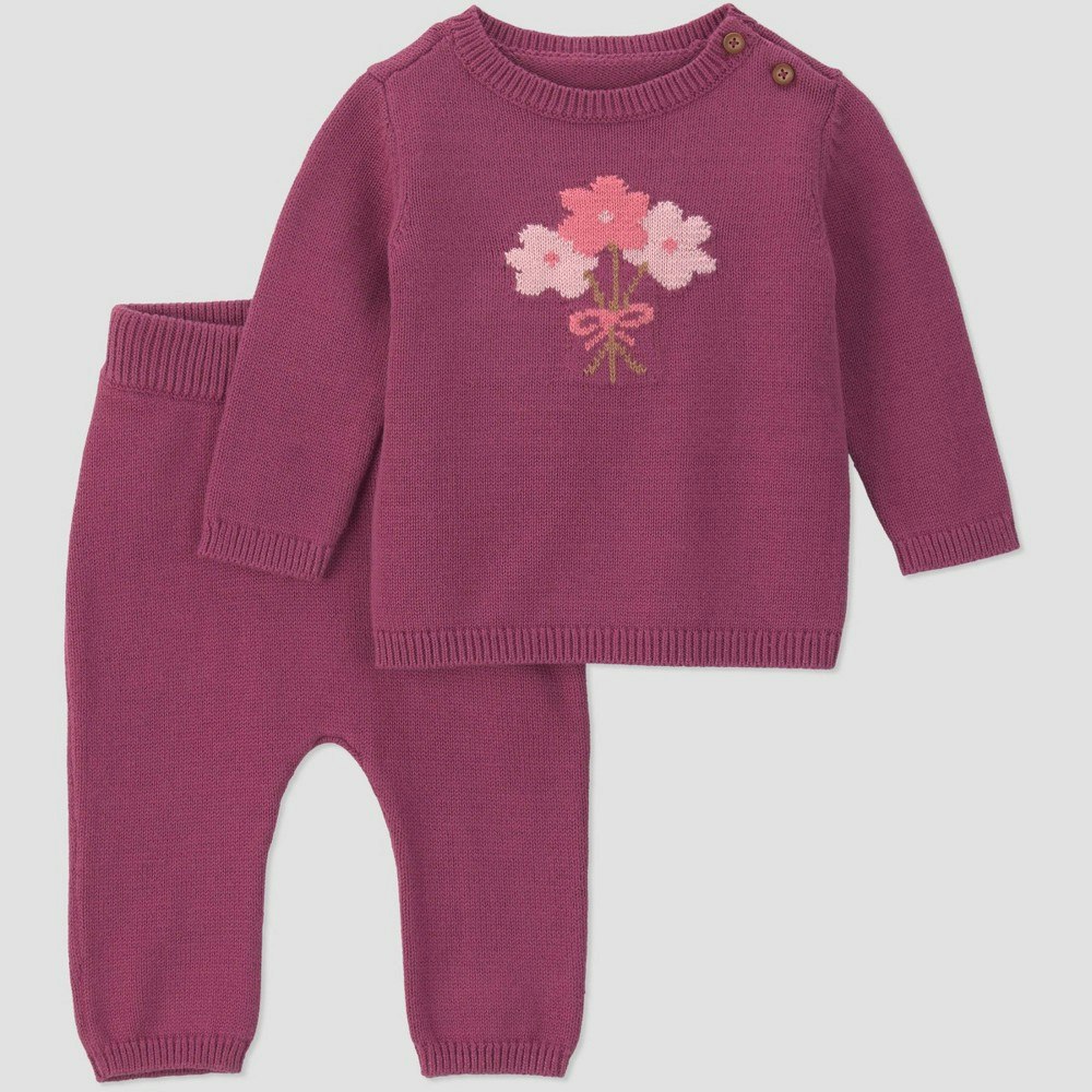 Carter's Just One You Baby Girls' Floral Sweater and Pants Set 18M: $20 Carter's Just One You Baby Girls' Floral Sweater and Pants Set 18M: $20