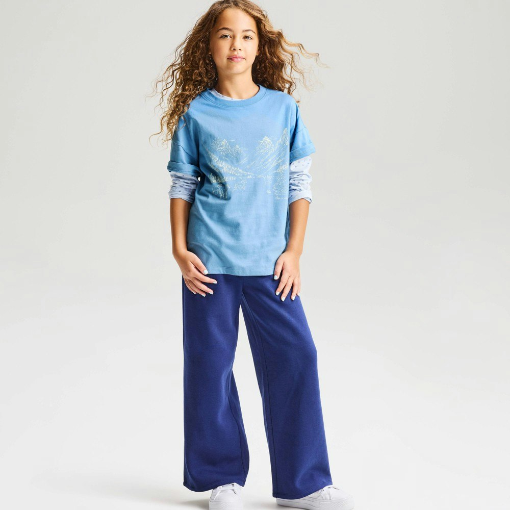 Cat & Jack Girls' Mountains Graphic Oversized T-Shirt: $7 Cat & Jack Girls' Mountains Graphic Oversized T-Shirt: $7